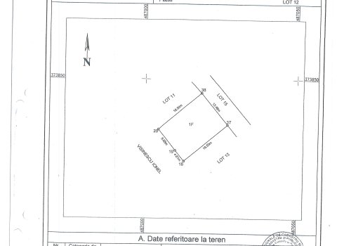 Teren cu Autorizatie de Construire Platou Gavana 250 mp