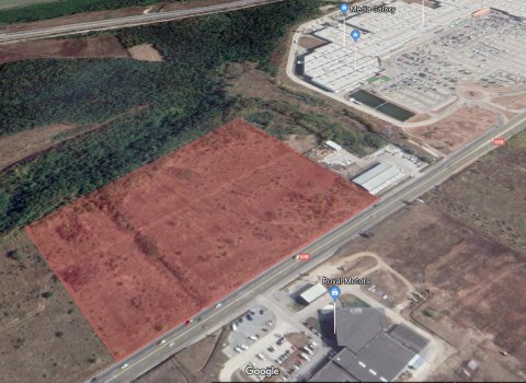 Teren in zona comerciala | Vama Pitesti | S: 50.000 mp | Deschidere 270m | Autostrada