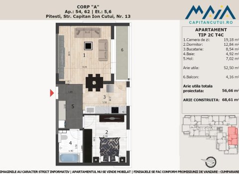 Apartament Premium | Pitesti Nord | Central | Langa padure | Negru Voda