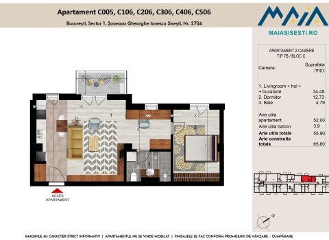 2 CAMERE | FINISAJE PREMIUM | SISESTI | SECTOR 1 BUCURESTI | MAIA