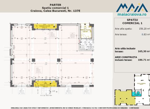 Spatiu Comercial Stradal Calea Bucuresti | Craiova | Vis-A-Vis Mall