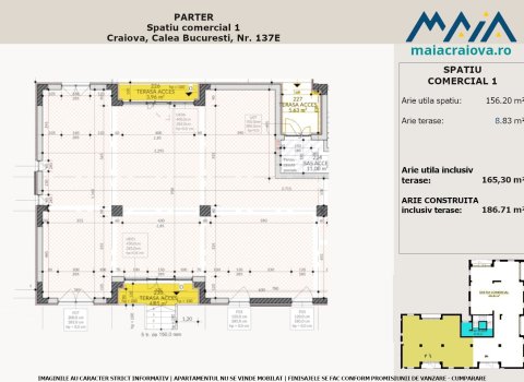 Spatiu Stradal de inchiriat Calea Bucuresti | Craiova | Vis-A-Vis Mall