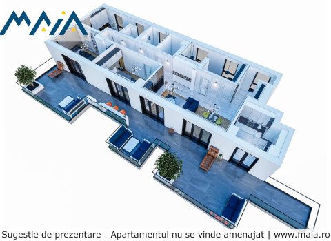 Penthouse de lux Cluj Zorilor | Priveliste Superba | Central | Suna acum!