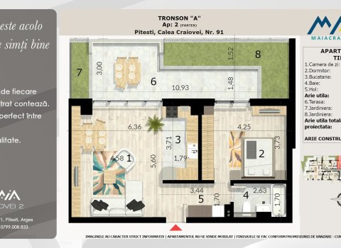 Apartament 2 Camere Premium | Calea Craiovei | Ultracentral