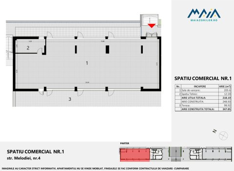 Spatiu comercial nou cu CF in Cluj | Pretabil birouri, market, cabinete medicale